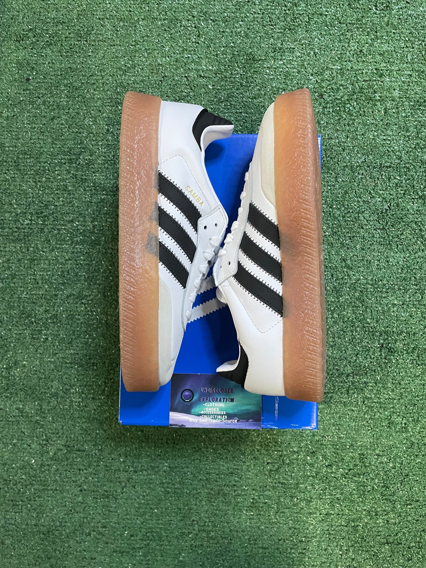 Adidas Sambae white black gum