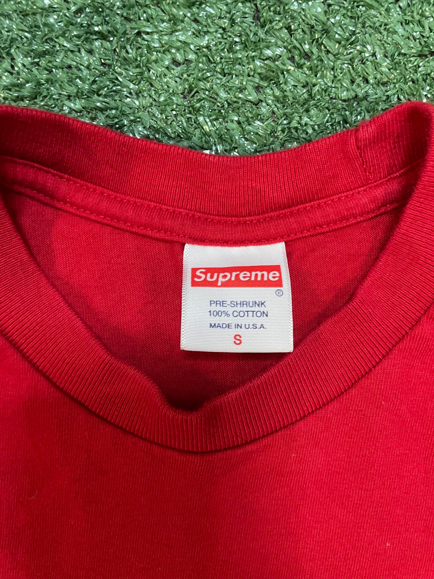 Supreme red futura tee