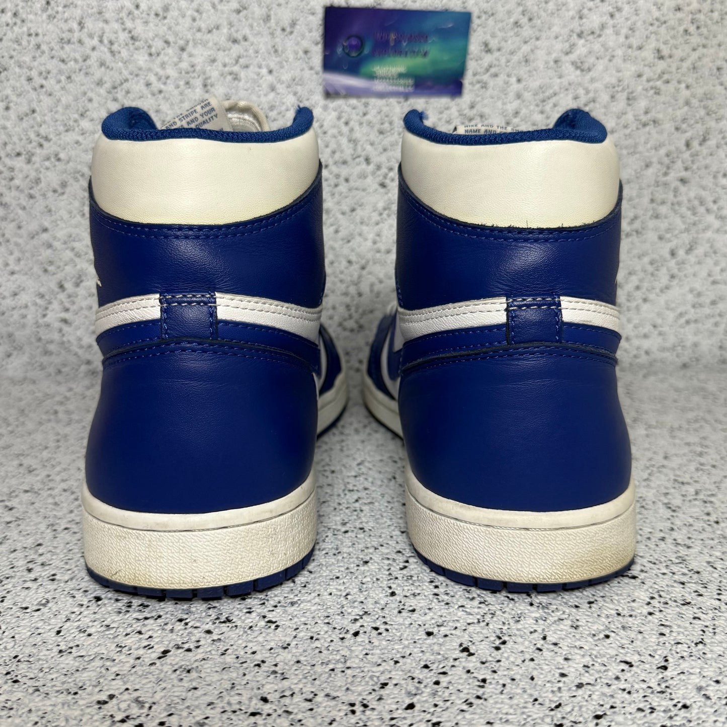 Jordan 1 High Sport Blue Promo Sample 11 Men/12.5 Women “Preowned”