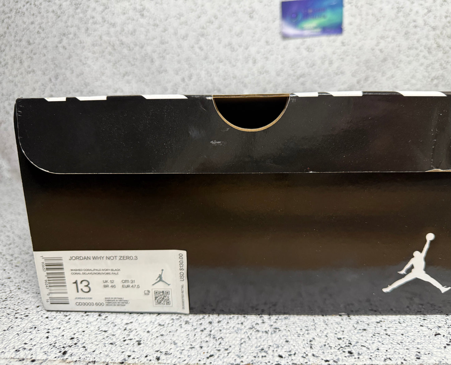 Jordan Why Not Zer0.3 Washed Coral 13 Men/14.5 Women “Preowned”