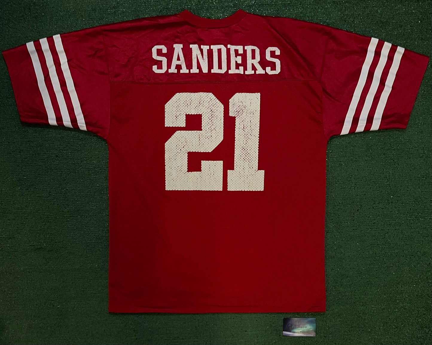 Vintage 1990s Deion Sanders #21 San Francisco 49ers mesh Jersey