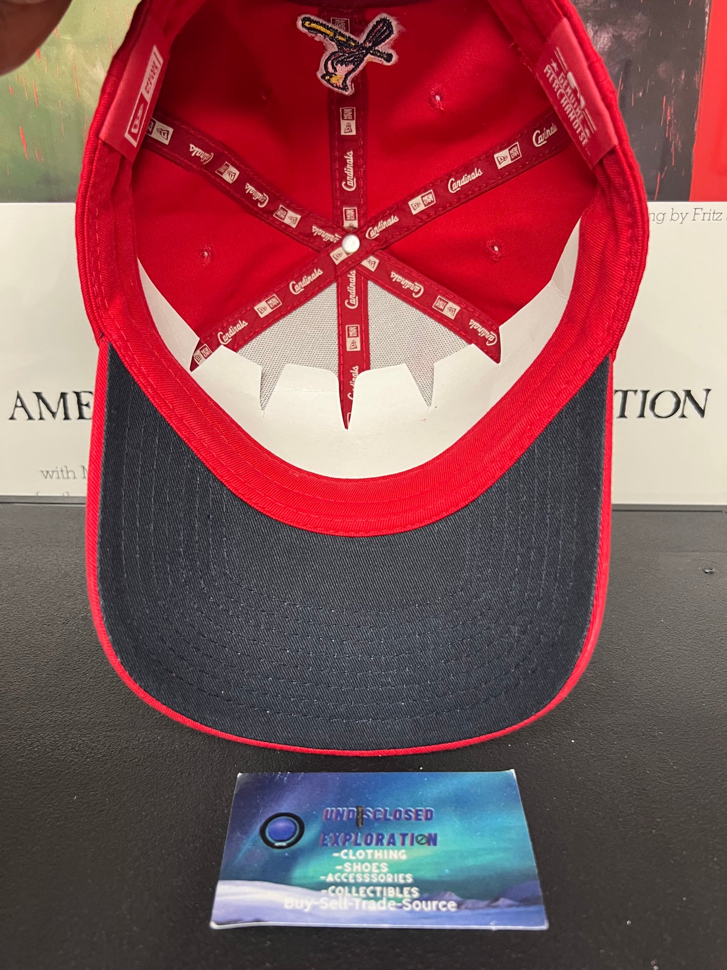 St. Louis Cardinals red and white hat