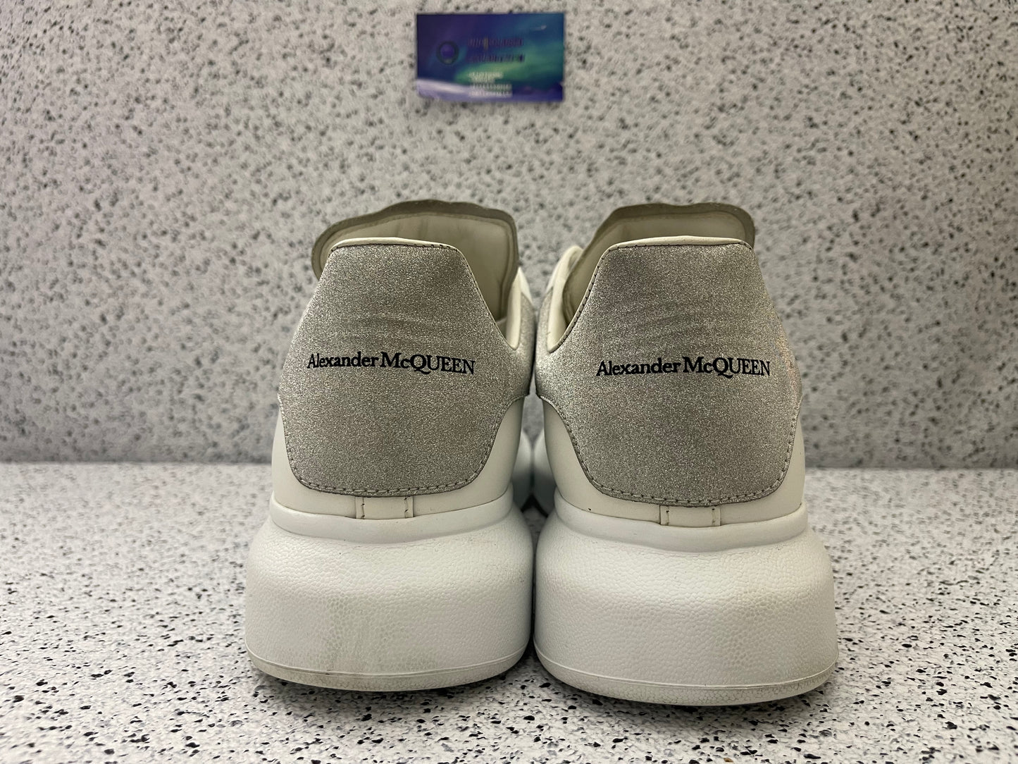 Alexander McQueen Oversized White/Silver 42.5 EU/9.5 Men “Preowned”