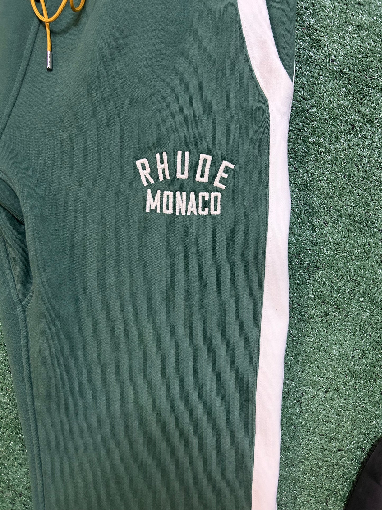 Rhude Monaco hunter green pants