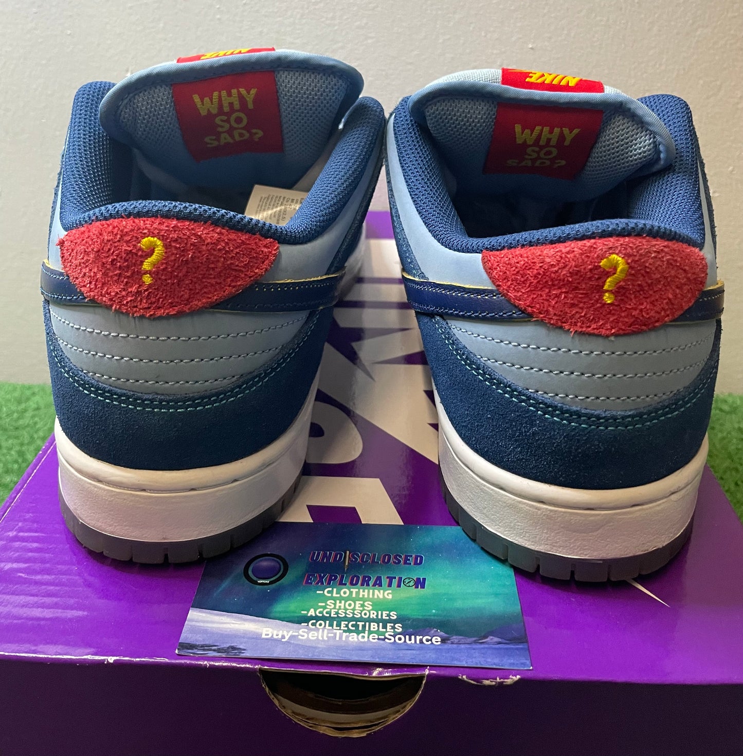 Nike SB Dunk why so sad dunk size 10men/11.5women