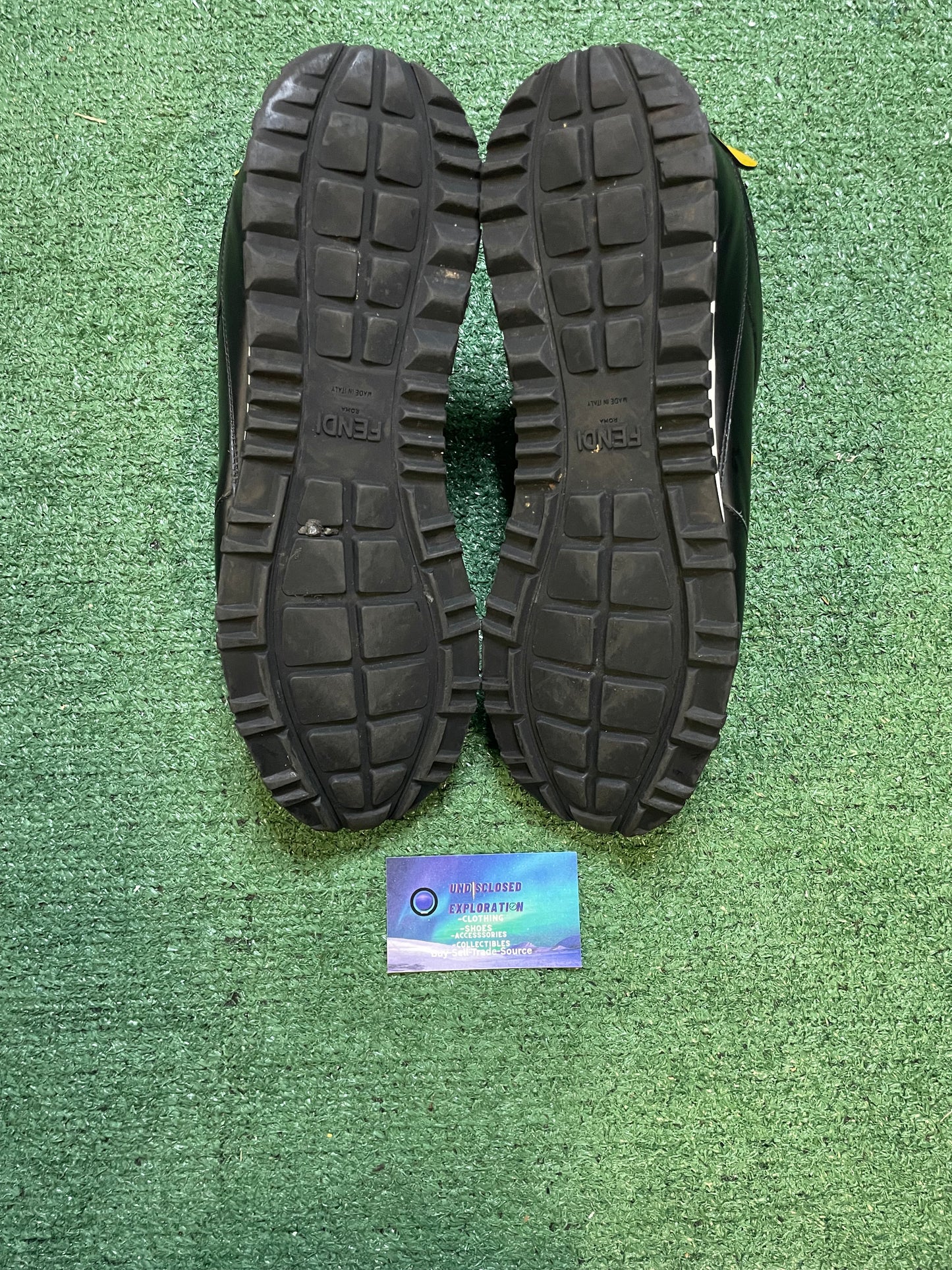 Fendi leather black bug eye monster size 10men/11.5women(EU 43)