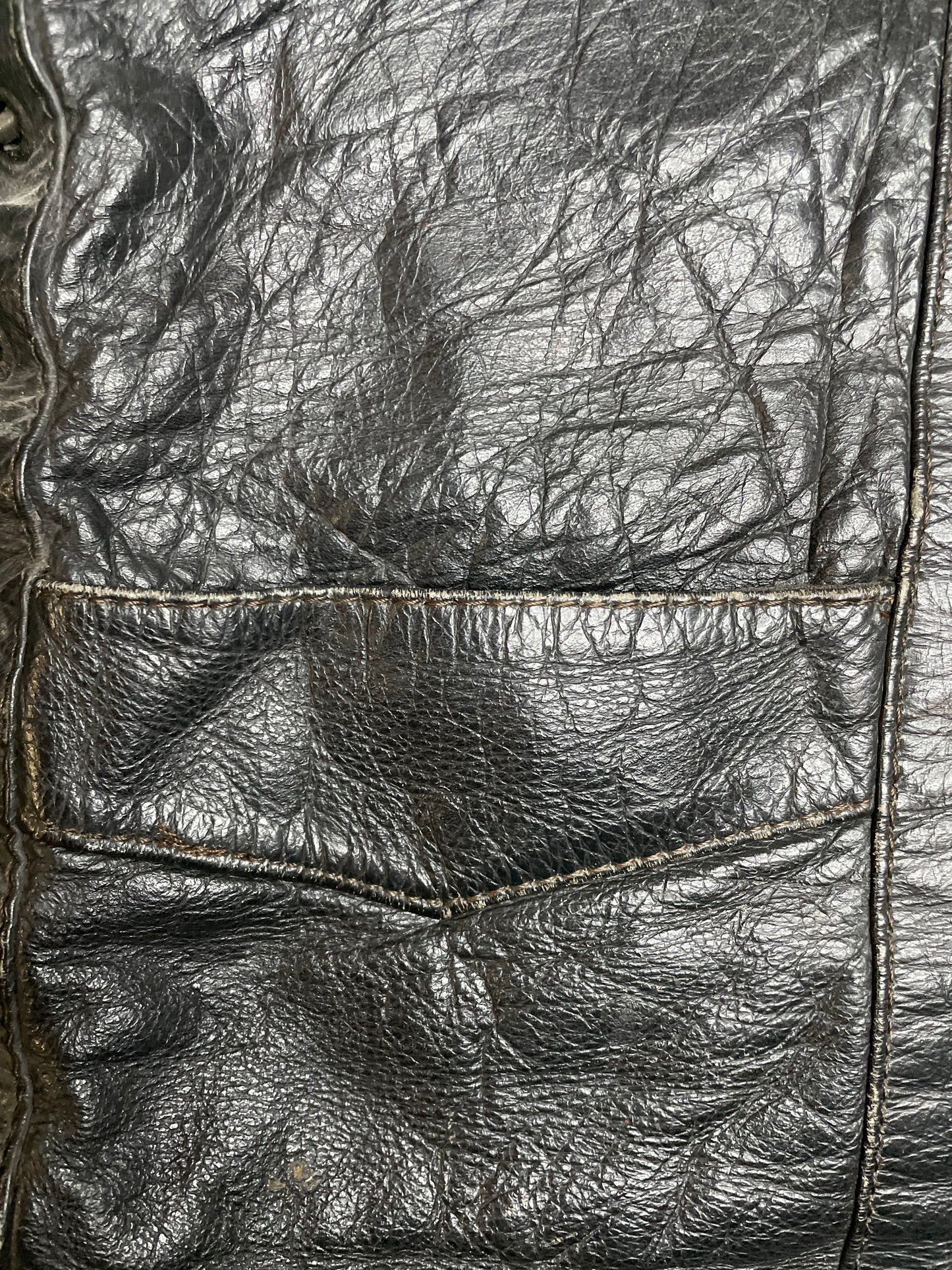 Vintage 1990s Harley Davidson leather vest