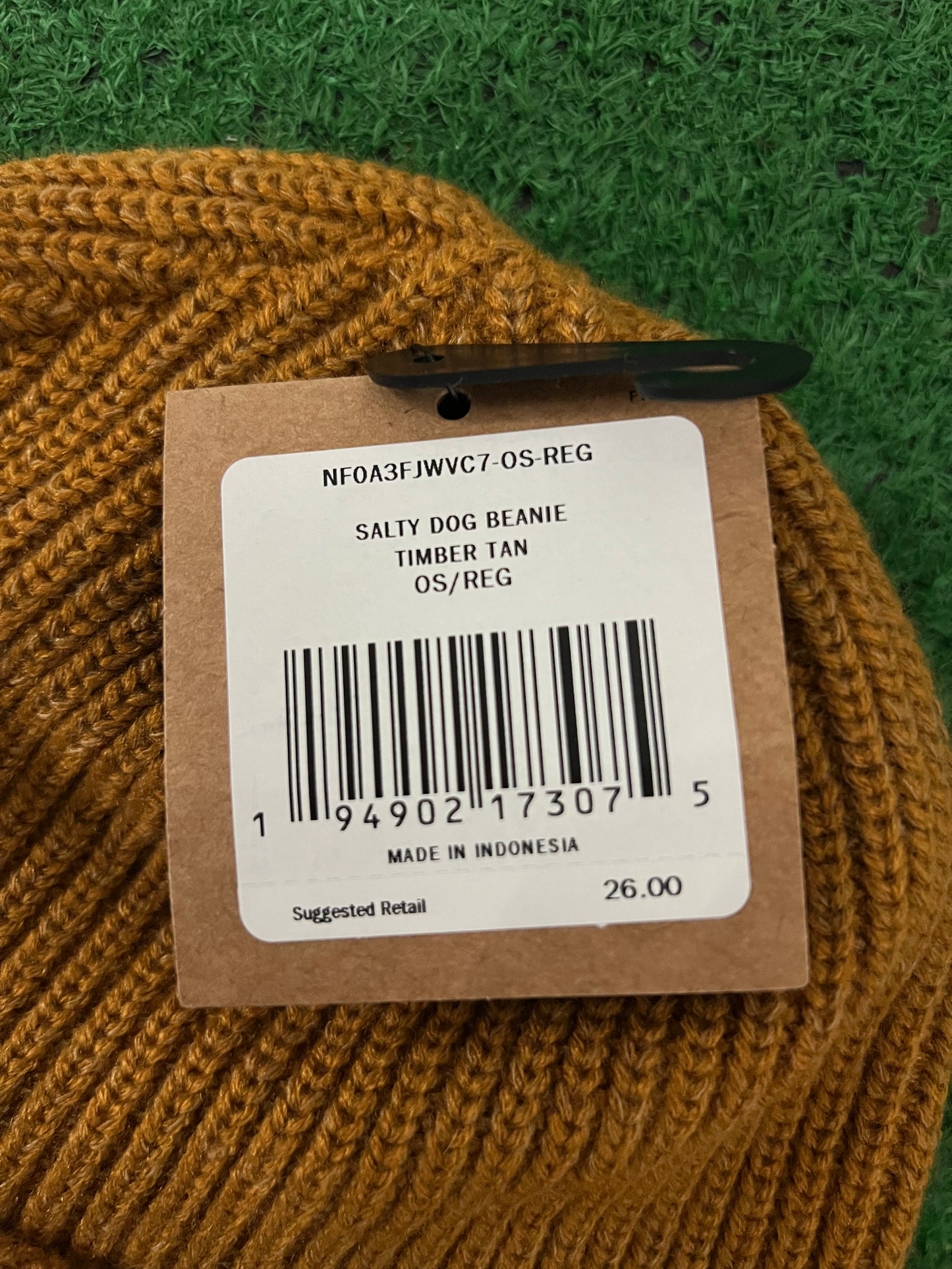 The North face timber tan salty dog beanie