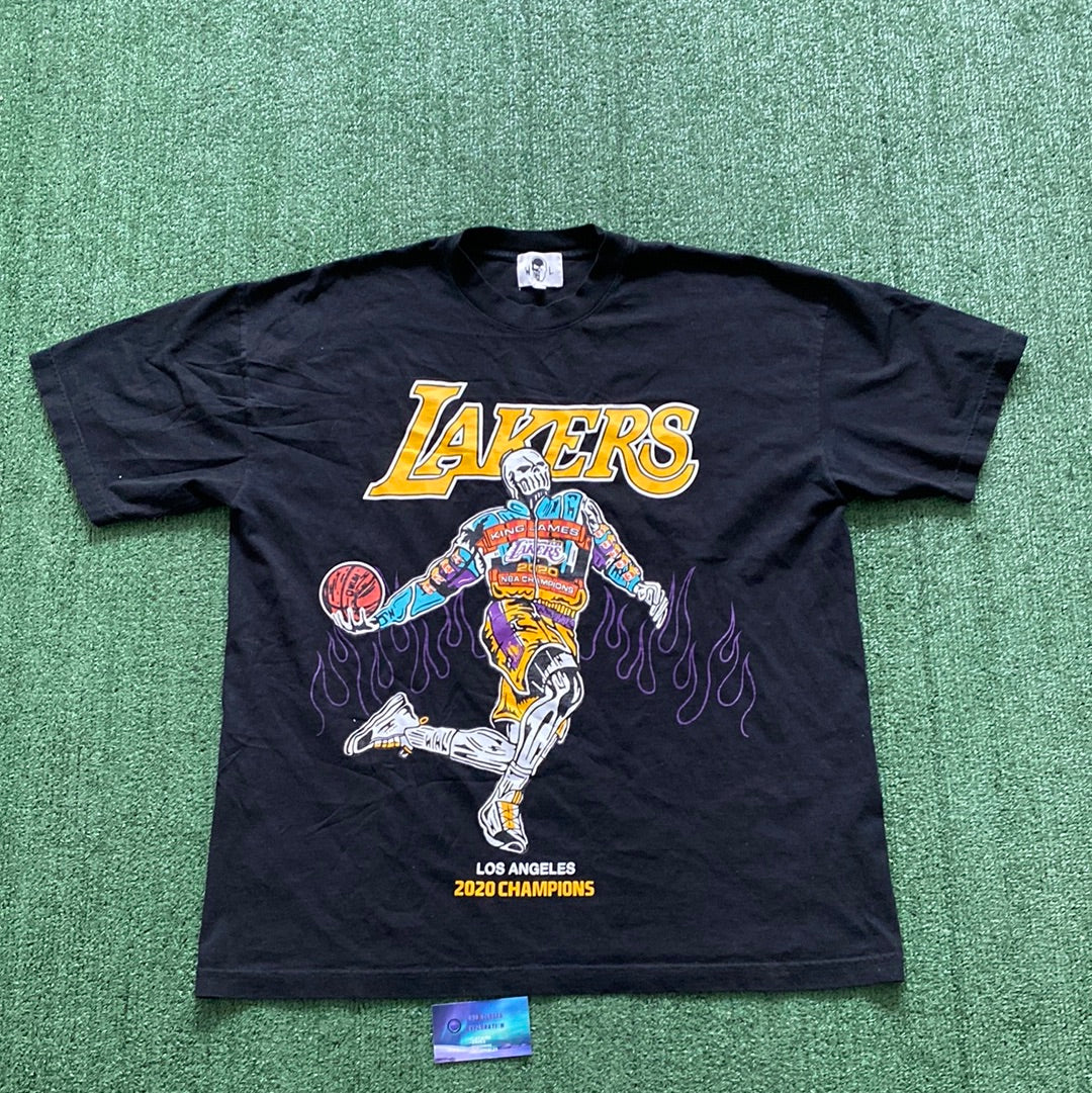 Warren Lotas Lakers 2020 Championship King James T shirt