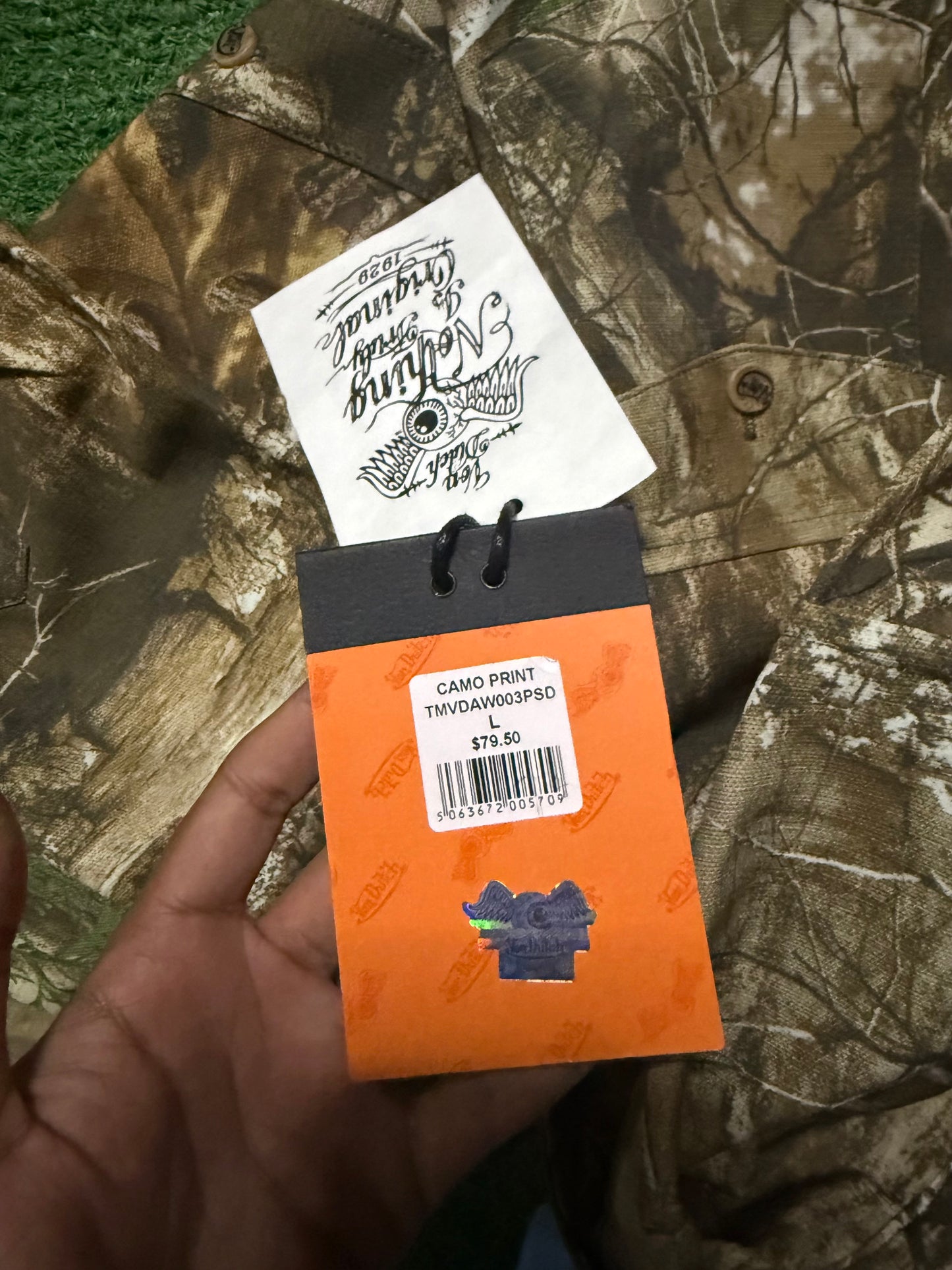 Von Dutch Camo Button Up Shirt