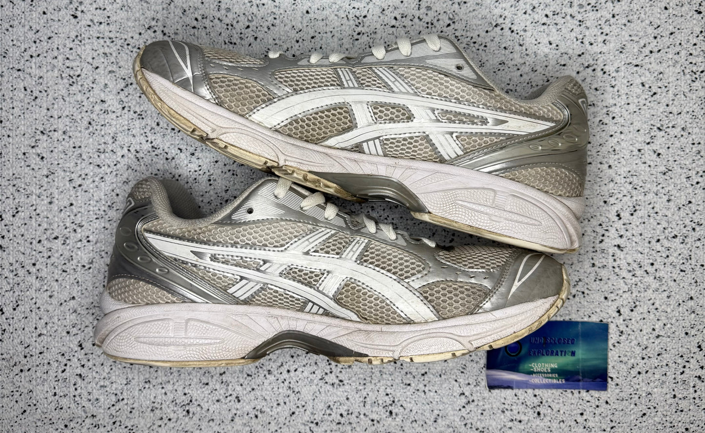 JJJJound ASICS Gel Kayano 14 Silver White 11 Men/12.5 Women “Preowned”
