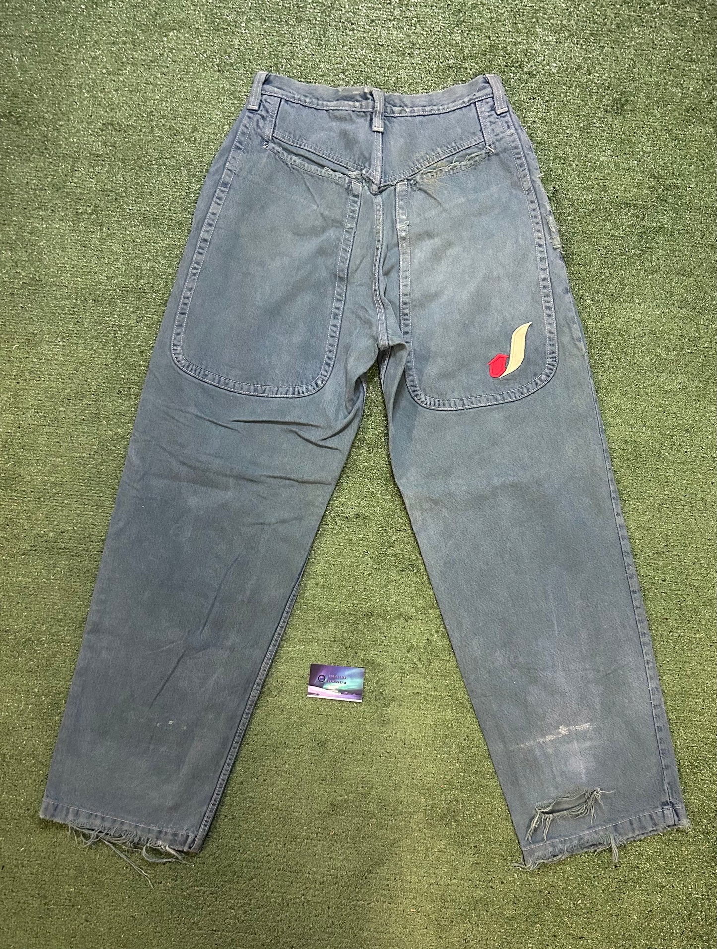Vintage JNCO spy blue jeans