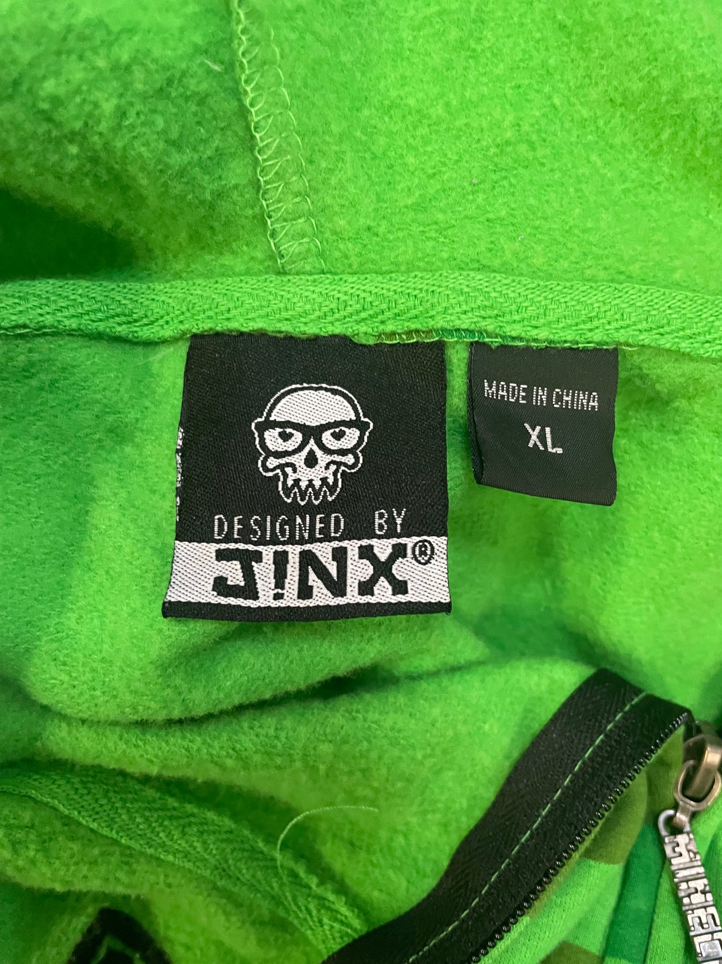 Minecraft full zip creeper hoodie