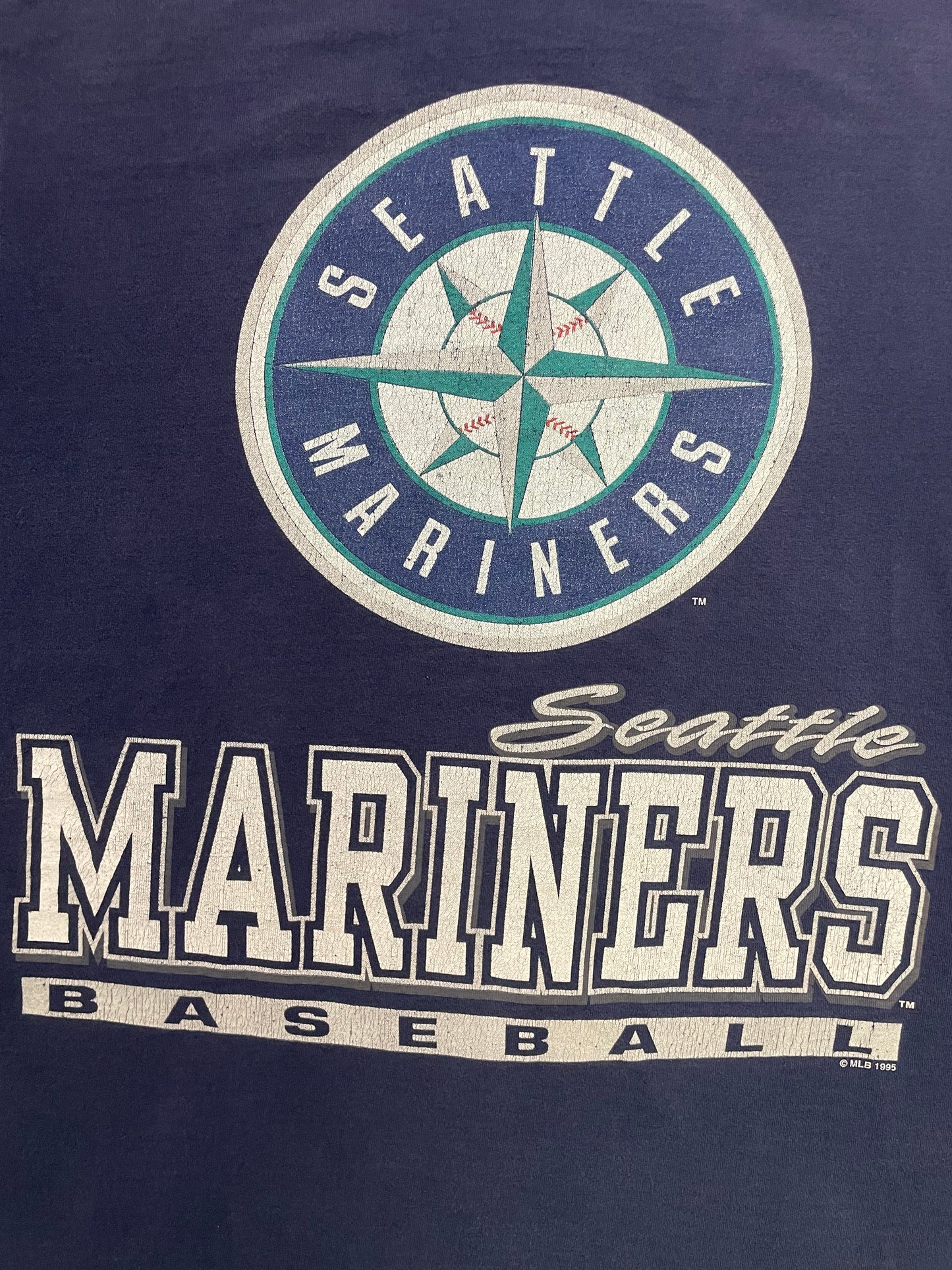 Vintage 1990s Seattle Mariners baseball tee
