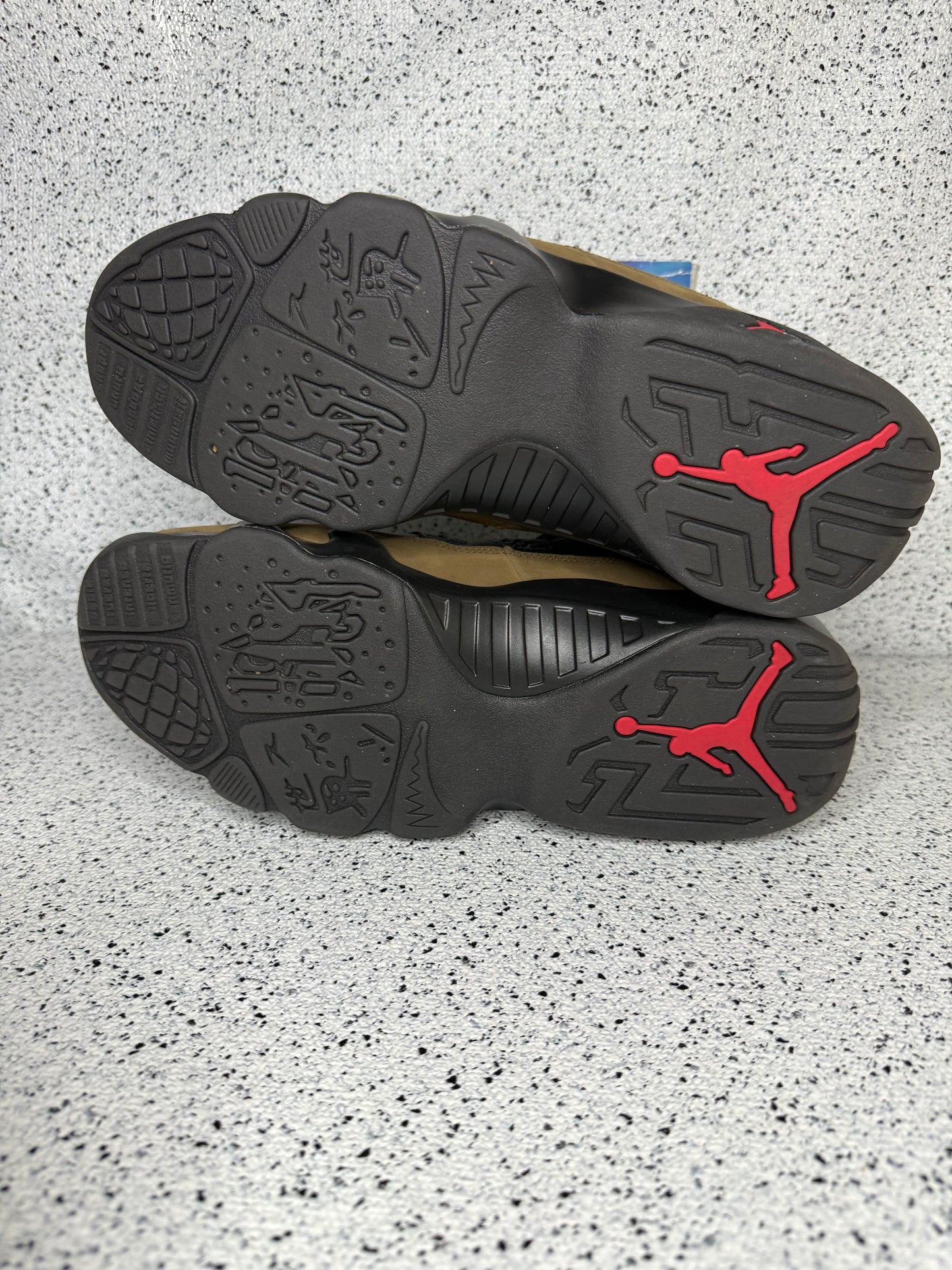 Jordan 9 Olive 10.5 Men/12 Women “Preowned”