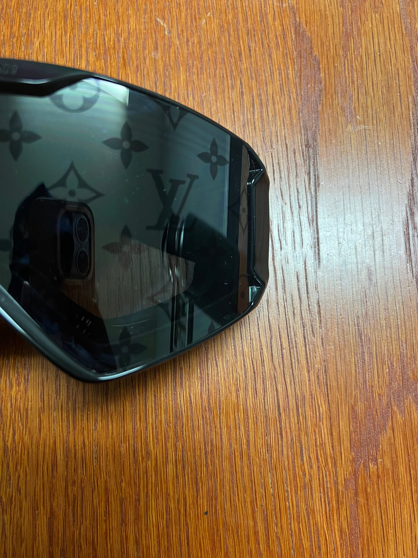 Louis Vuitton LV snowboard ski mask goggles black