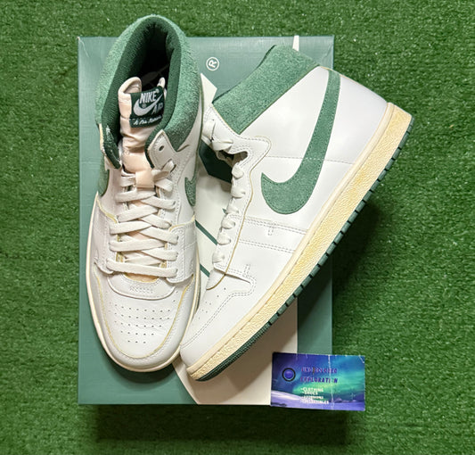 Jordan Air Ship A Ma Maniere Green Stone 10 Men/11.5 Women “Preowned”