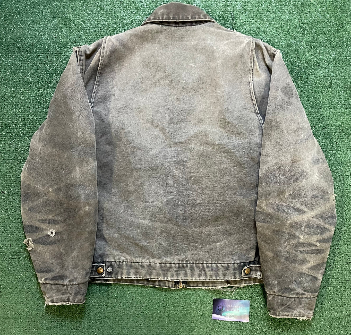 Vintage 2000s Carhartt moss green Detroit jacket