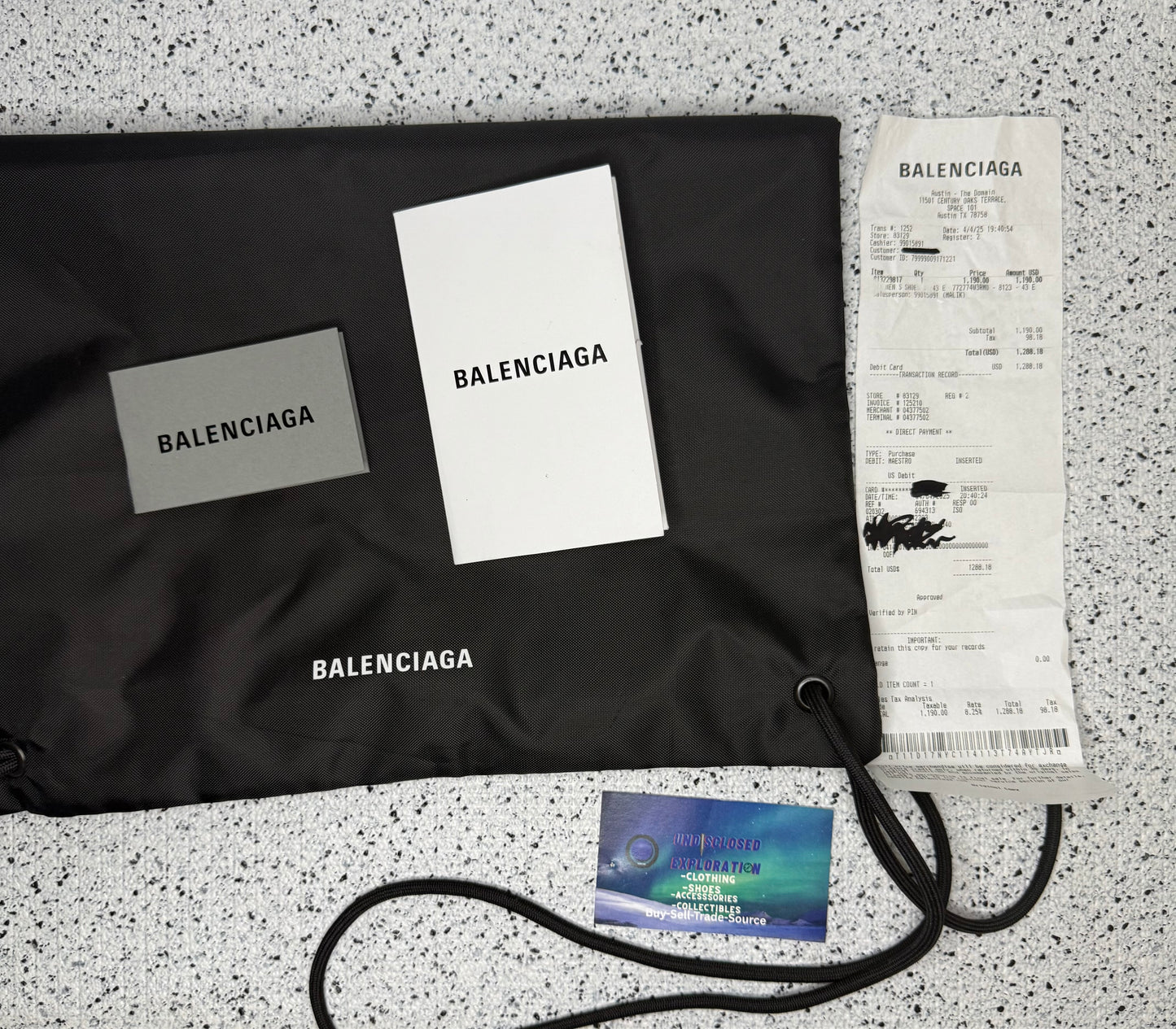 Balenciaga Runner Sneaker Multicolor 10 Men/11.5 Women “Preowned”