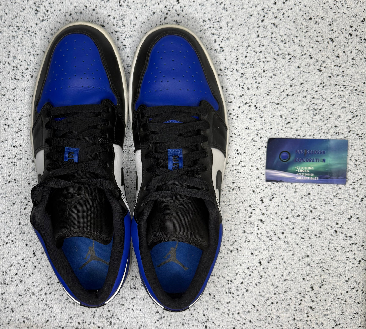 Jordan 1 Low Royal Toe 10.5 Men/12 Women “Preowned”