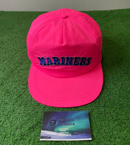 Vintage Seattle Mariners pink and blue hat