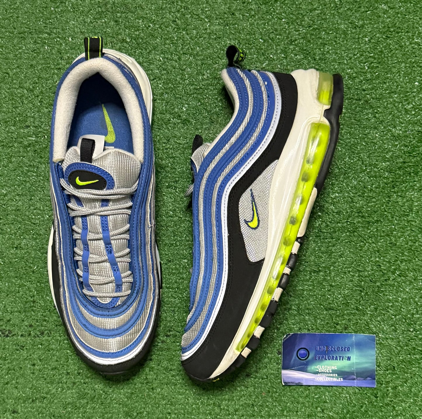 Nike Air Max 97 Atlantic Blue 10.5 Men/12 Women “Preowned”