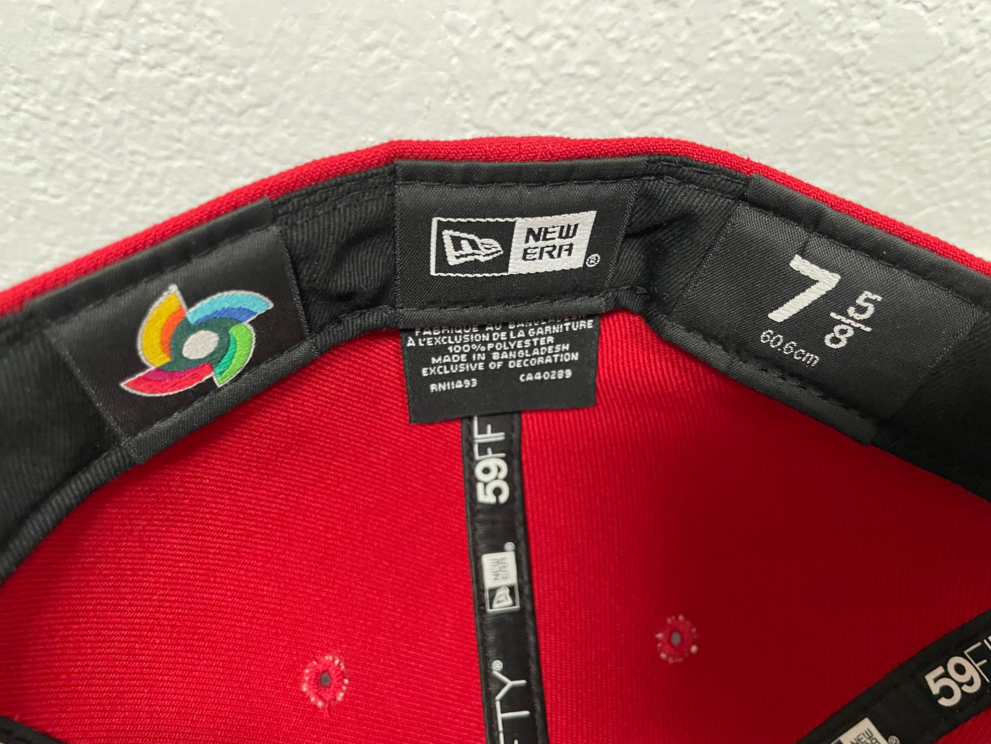 Canada world baseball new era fitted hat