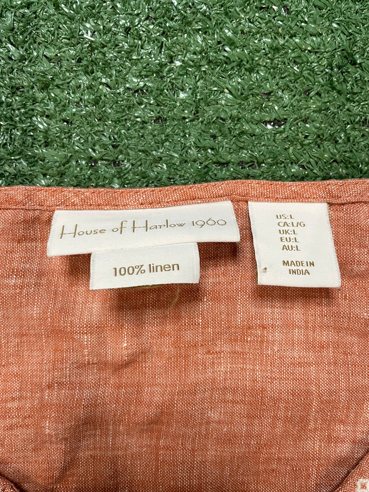 House of Harlow 1960 linen top