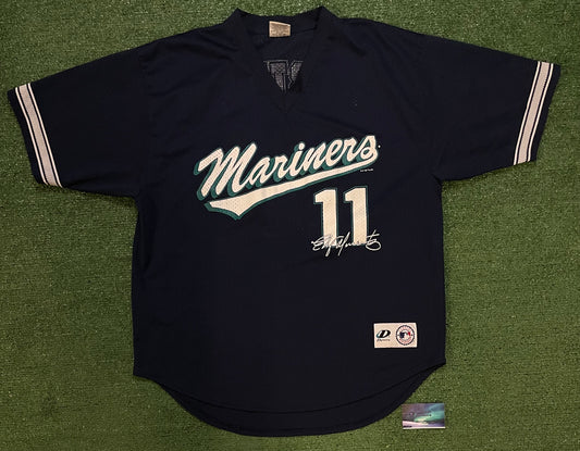 Vintage 2000s Seattle Mariners Edgar Martinez mesh jersey