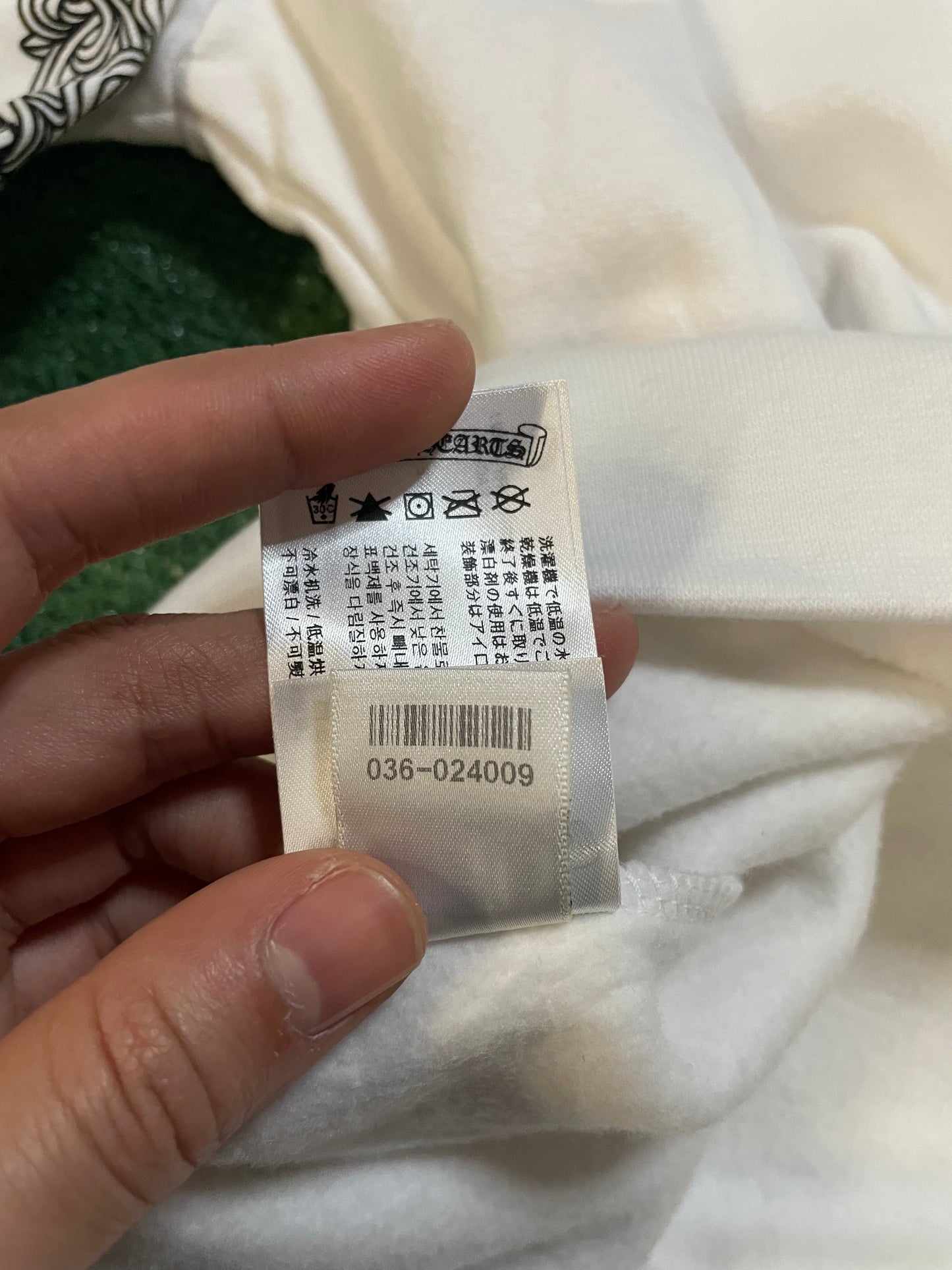 Chrome Hearts love you floral crewneck