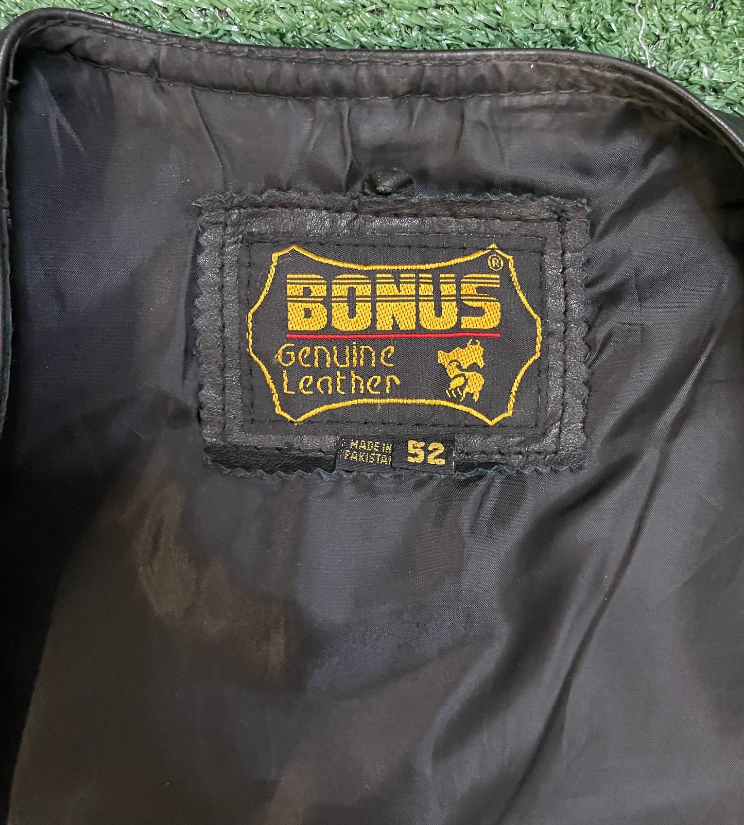 Vintage Harley Davidson leather embroidered eagle vest