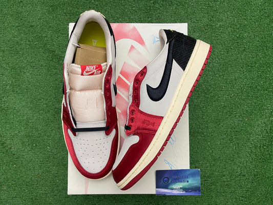 Jordan 1 Low Trophy Room Rookie Card Away