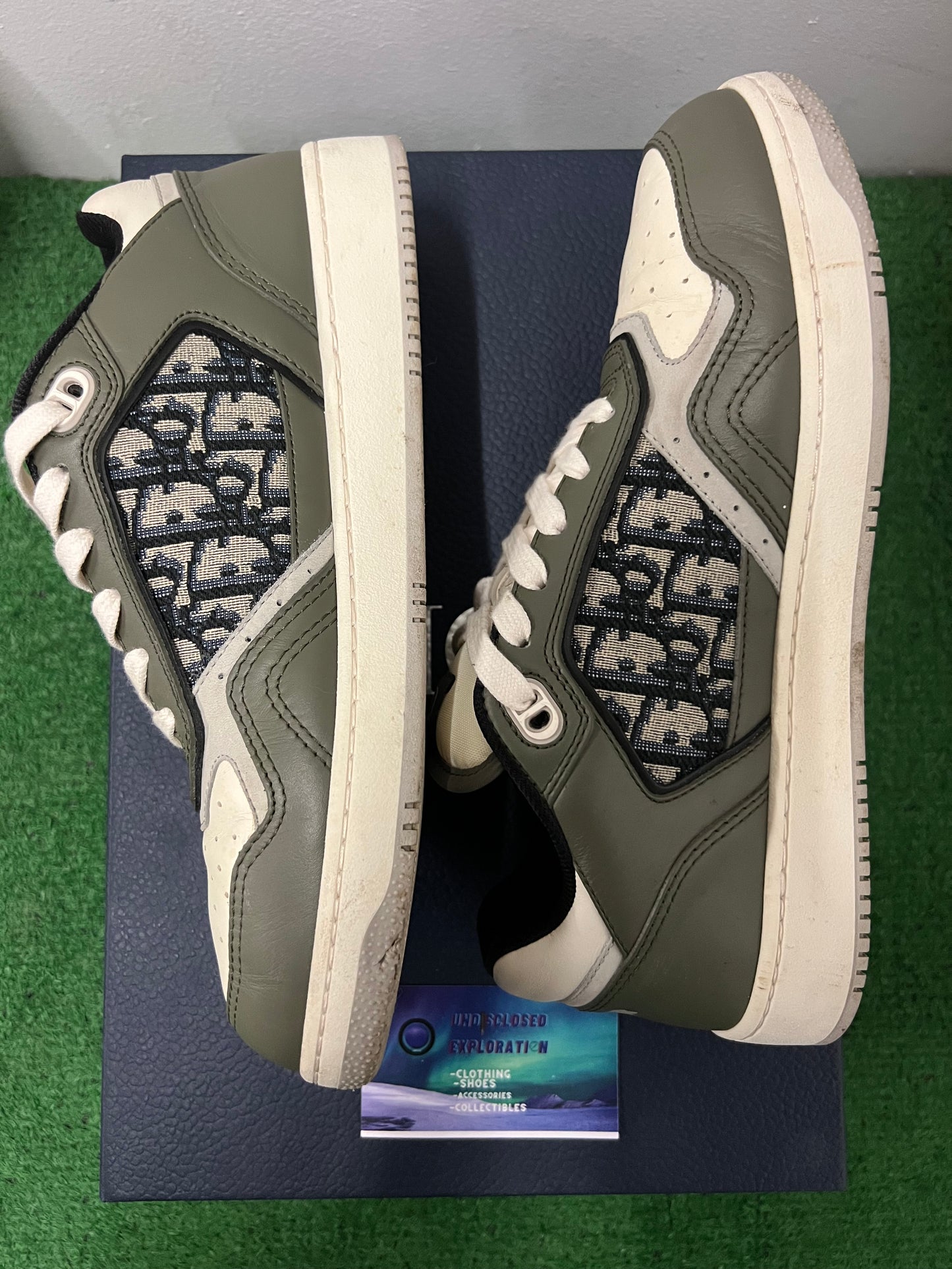 Dior B27 low olive size 9men/10.5women(EU 42)