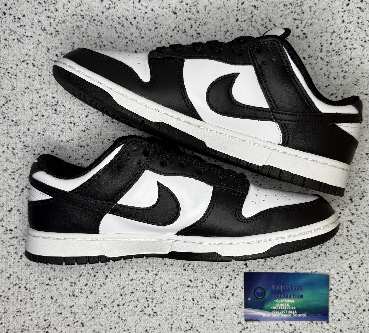 Nike Dunk Low Panda Black White 9.5 Men/11Women “Preowned”