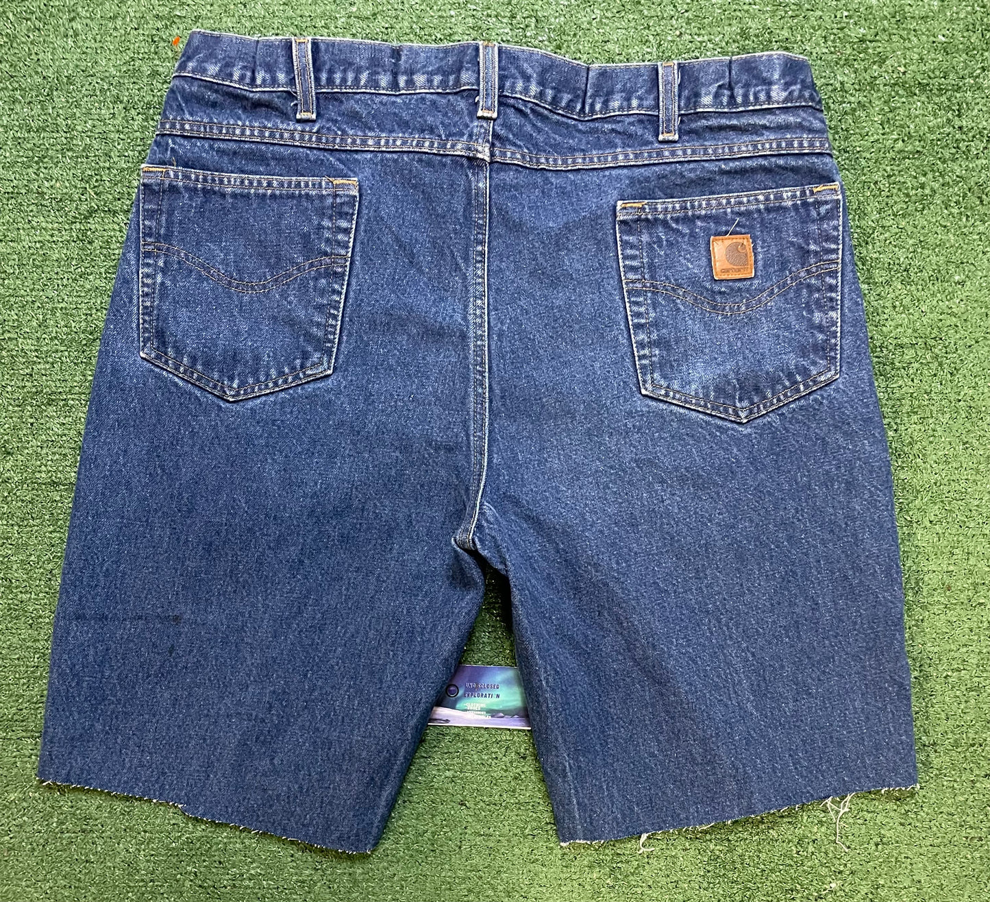 Carhartt dark denim wash Jean shorts