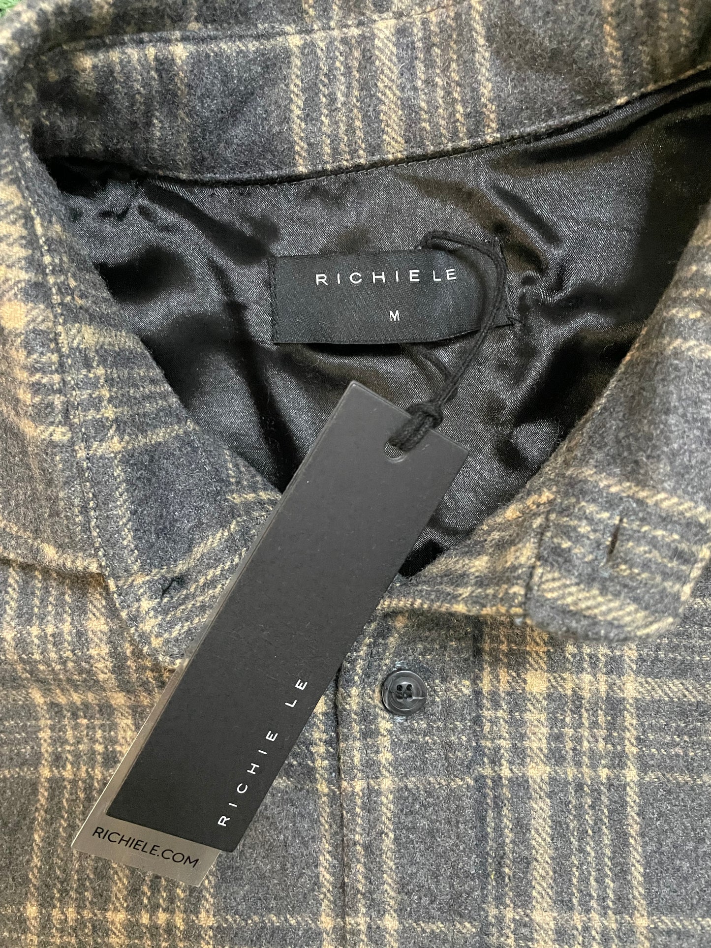Richie Le premium brushed grey flannel