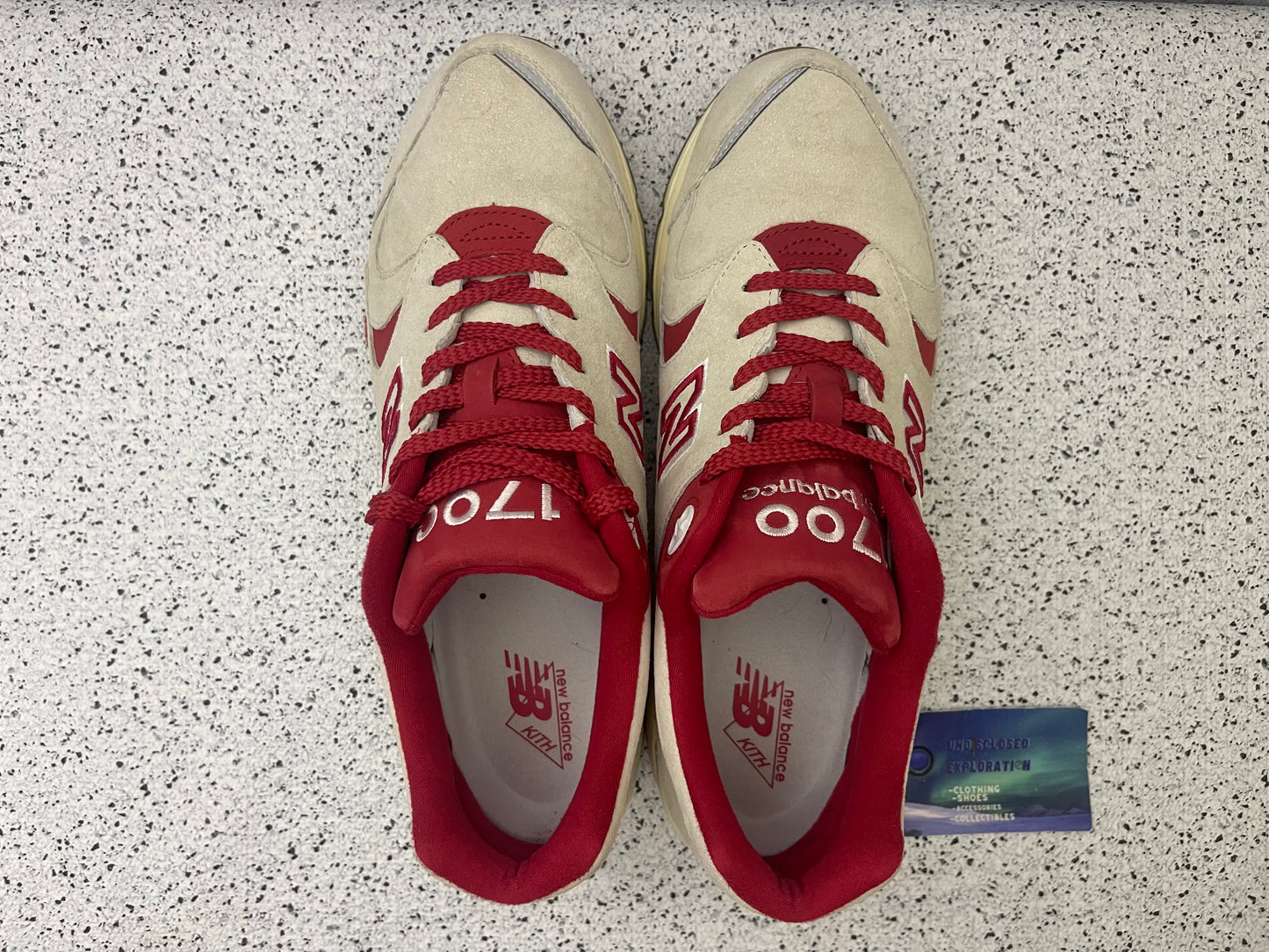 New Balance 1700 Kith Toronto Marshmallow 10.5 Men/12 Women “Preowned”