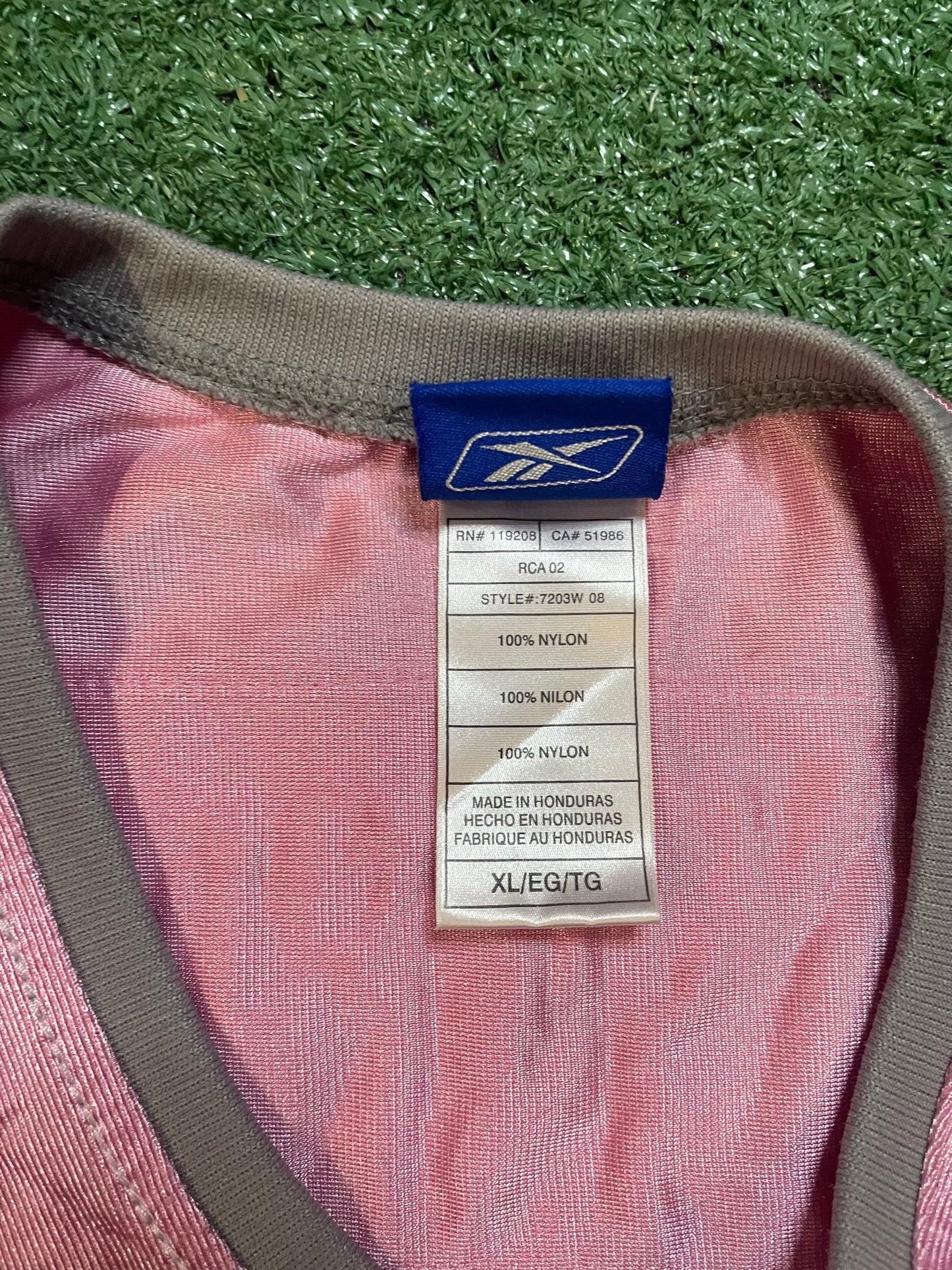 Vintage 2000s Seattle Seahawks pink and grey Matt Hasselbeck #8 Reebok jersey