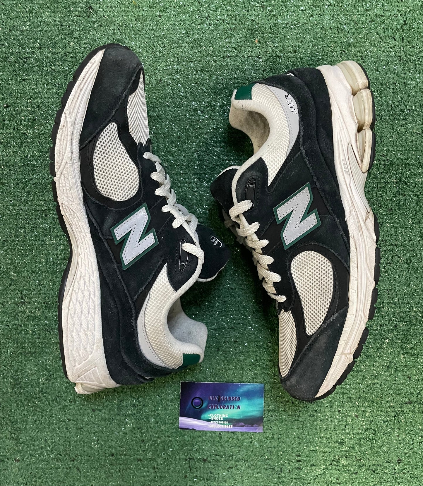 New Balance 2002R black Marsh green size 11.5men/13women