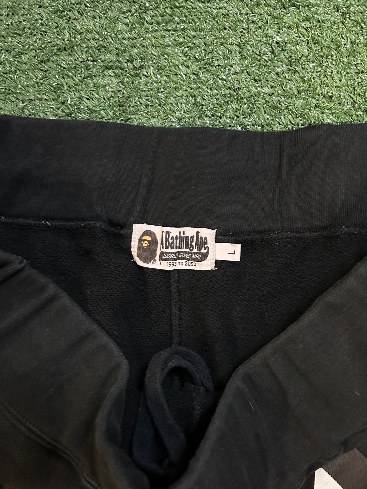 Bape Black shark shorts