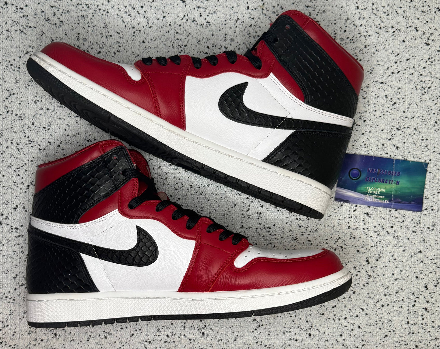 Jordan 1 Satin Snake 10.5 Men/12 Women “Preowned”