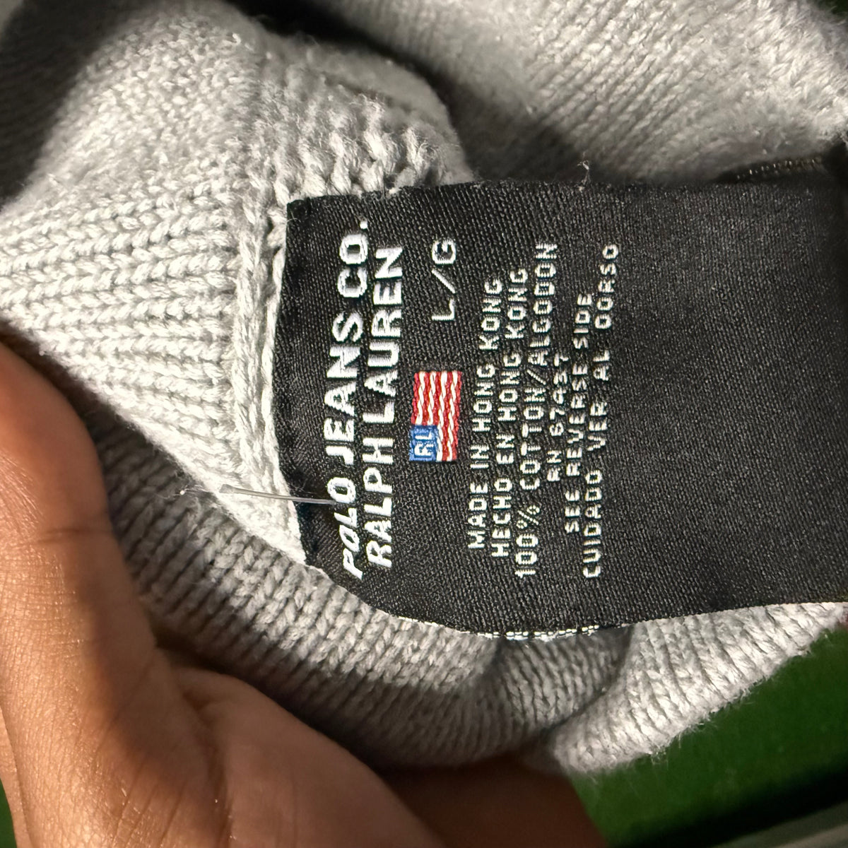Vintage Polo Ralph Lauren Jeans Quarter Zip Fleece