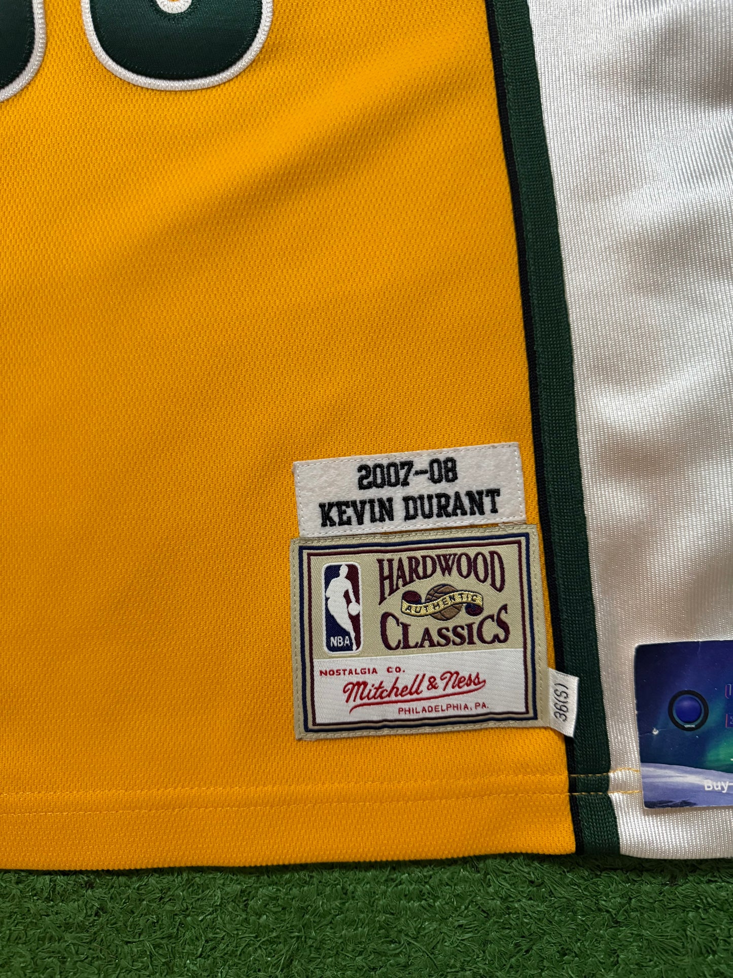 Kevin Durant Seattle SuperSonics Rookie 2007-2008 Mitchell & Ness Authentic Jersey