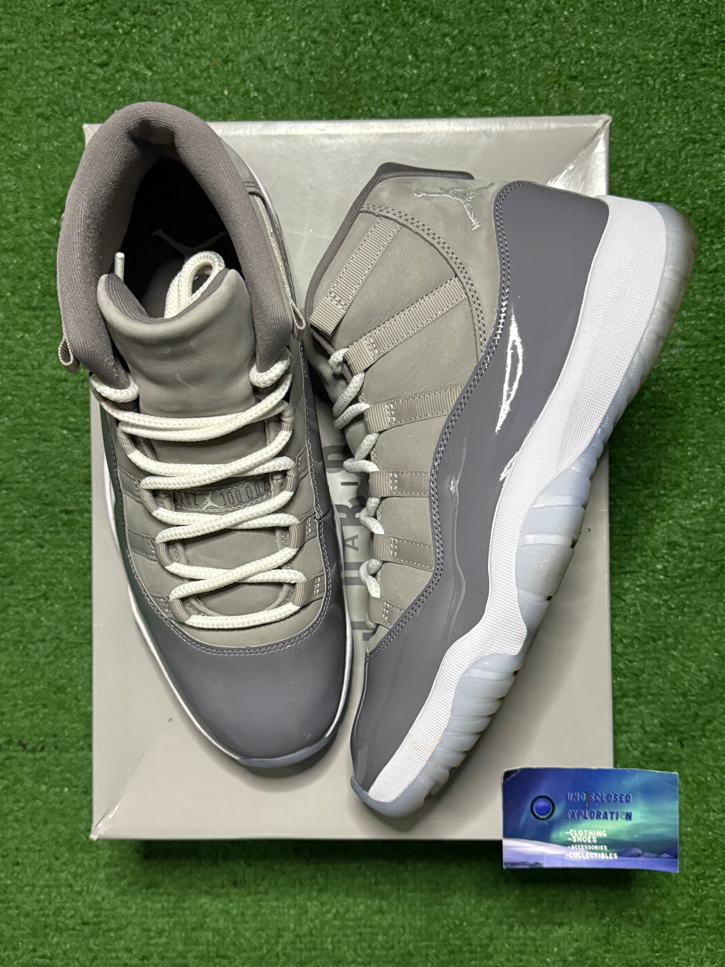 Jordan 11 Cool Grey 11.5 Men/13 Women “Preowned”