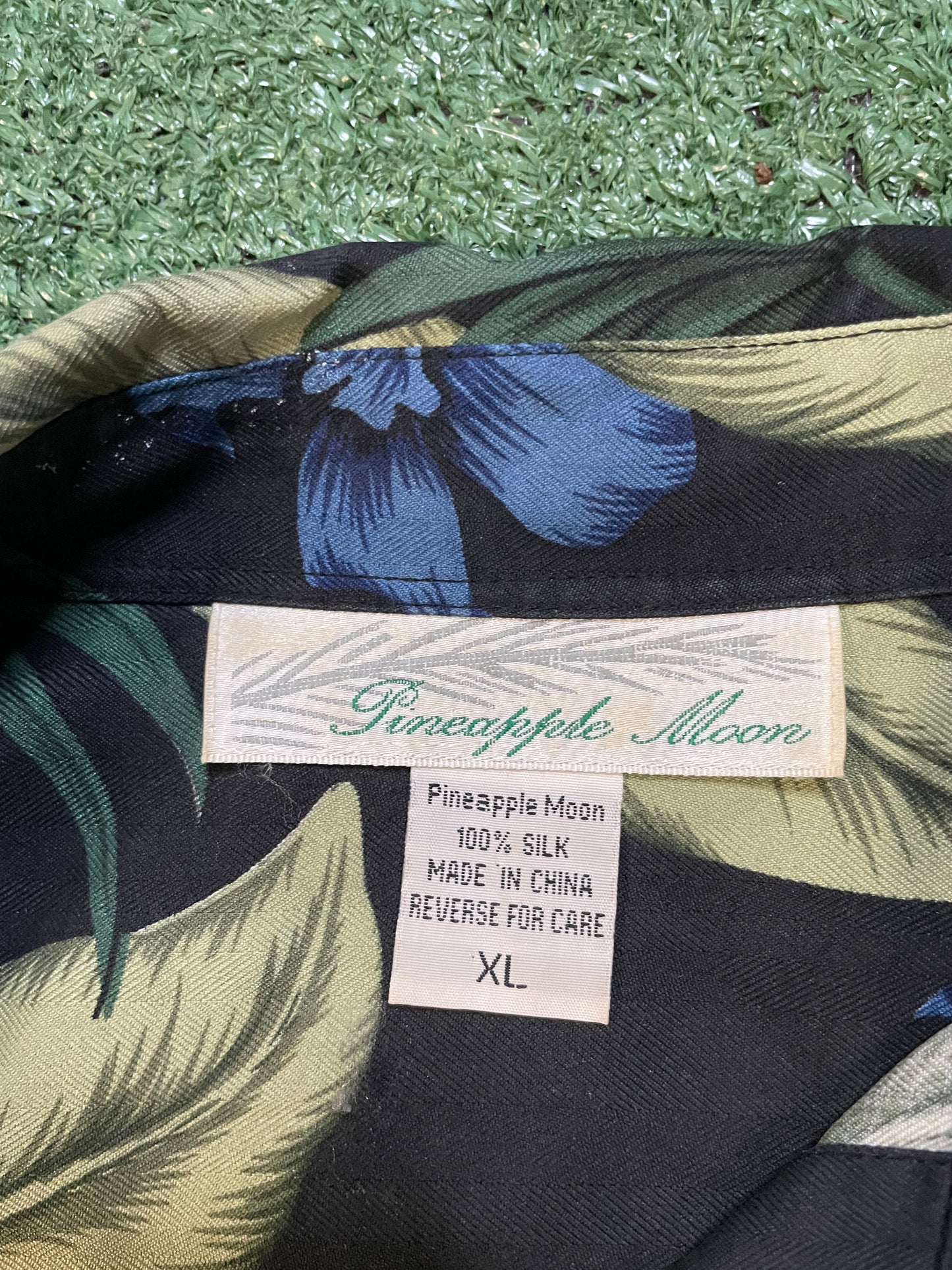 Pineapple Moon floral sleeveless button up