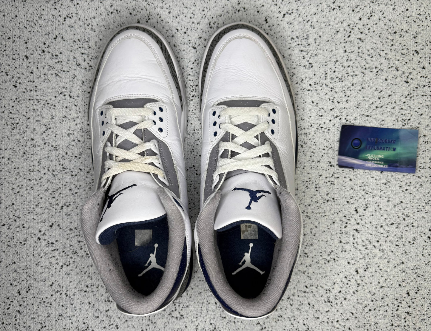 Jordan 3 Midnight Navy 11.5 Men/13 Women “Preowned”
