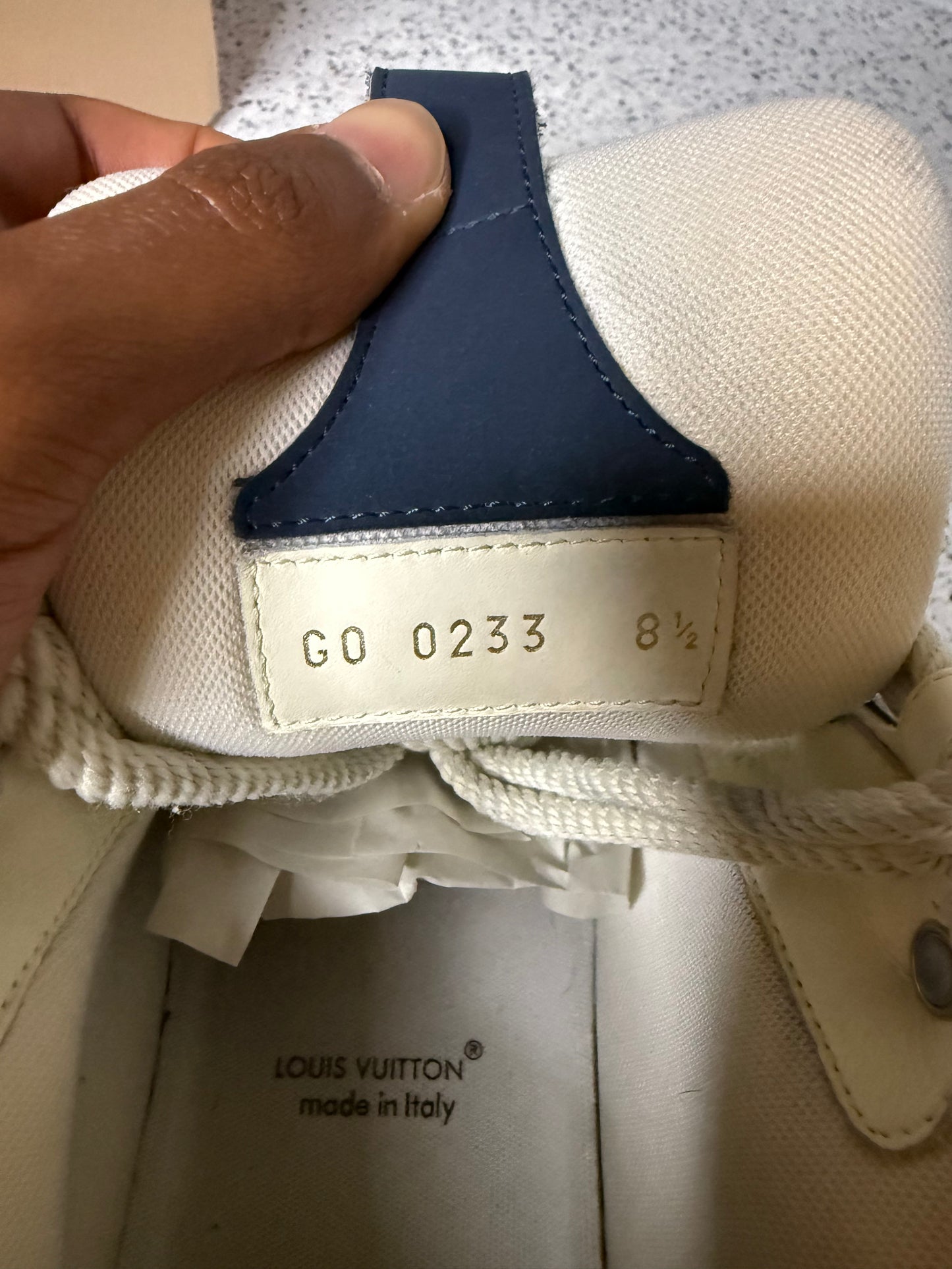 Louis Vuitton LV Skate Marine 8.5 UK/9.5 Men “Preowned”