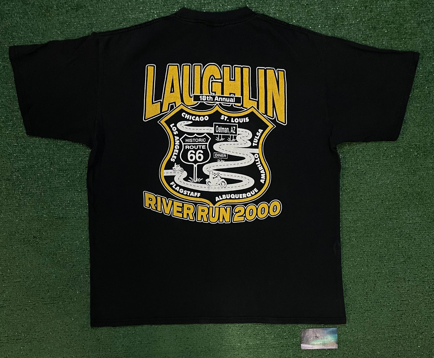 Vintage 2000s LaughLin River run 2000 tee
