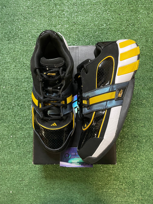 Adidas agent Gil restomod black bold gold size 10.5men/12women