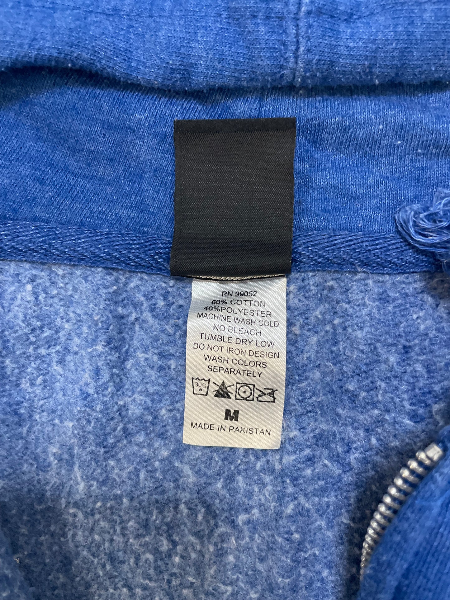 Vintage 2000s hurley blue zip up hoodie